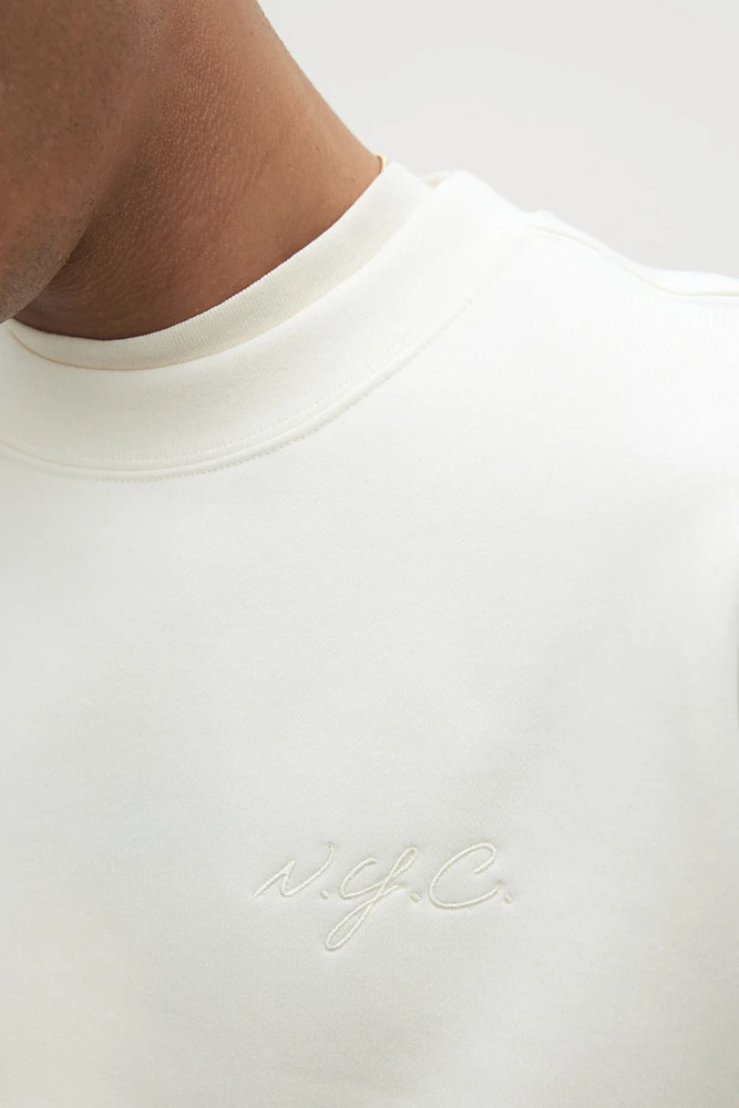 Loose-Fit Printed Sweatshirt
