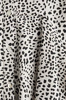 Button-Front Cotton Dress