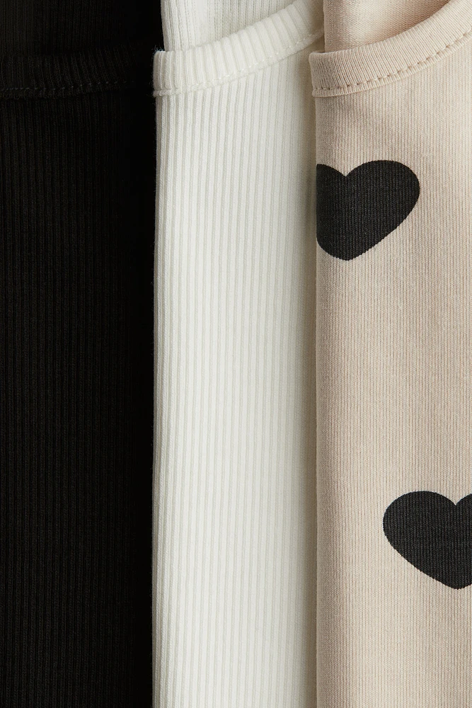 3-pack Ribbed Tank Tops