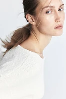 Bouclé-Knit Dress