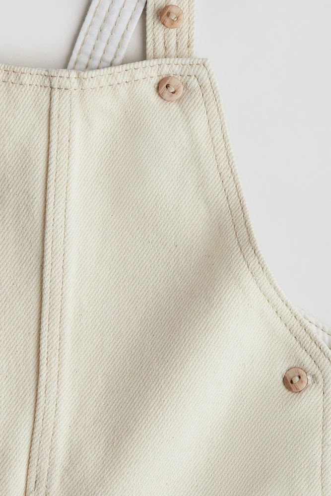 Salopette short en denim