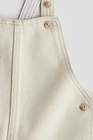 Salopette short en denim