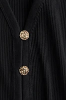 Button-Front Sweater Vest