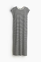 Linen-blend Midi Dress