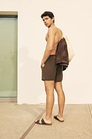 Crinkled Swim Shorts