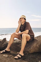 Cotton Pajama Shirt and Shorts