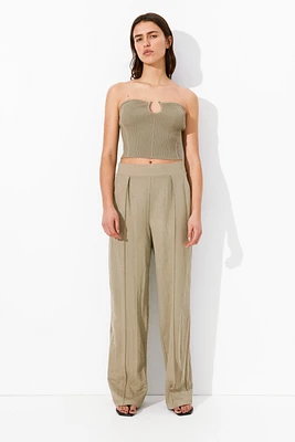 High-waist Dress Pants