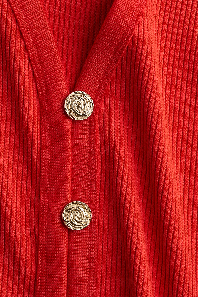 Button-Front Sweater Vest