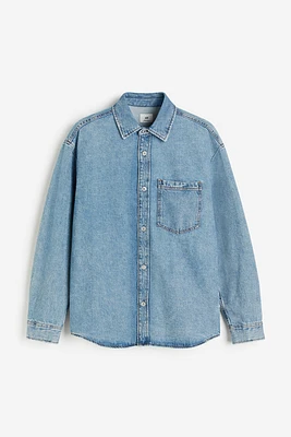 Regular Fit Denim Overshirt