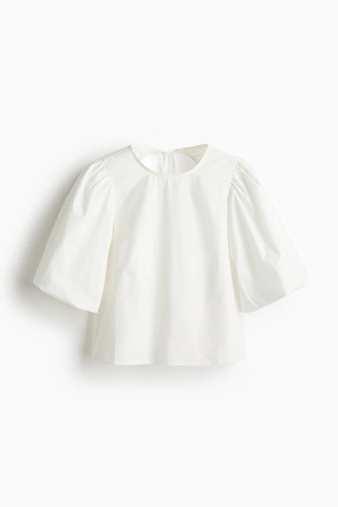 Puff-Sleeved Blouse