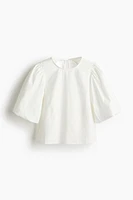 Puff-Sleeved Blouse