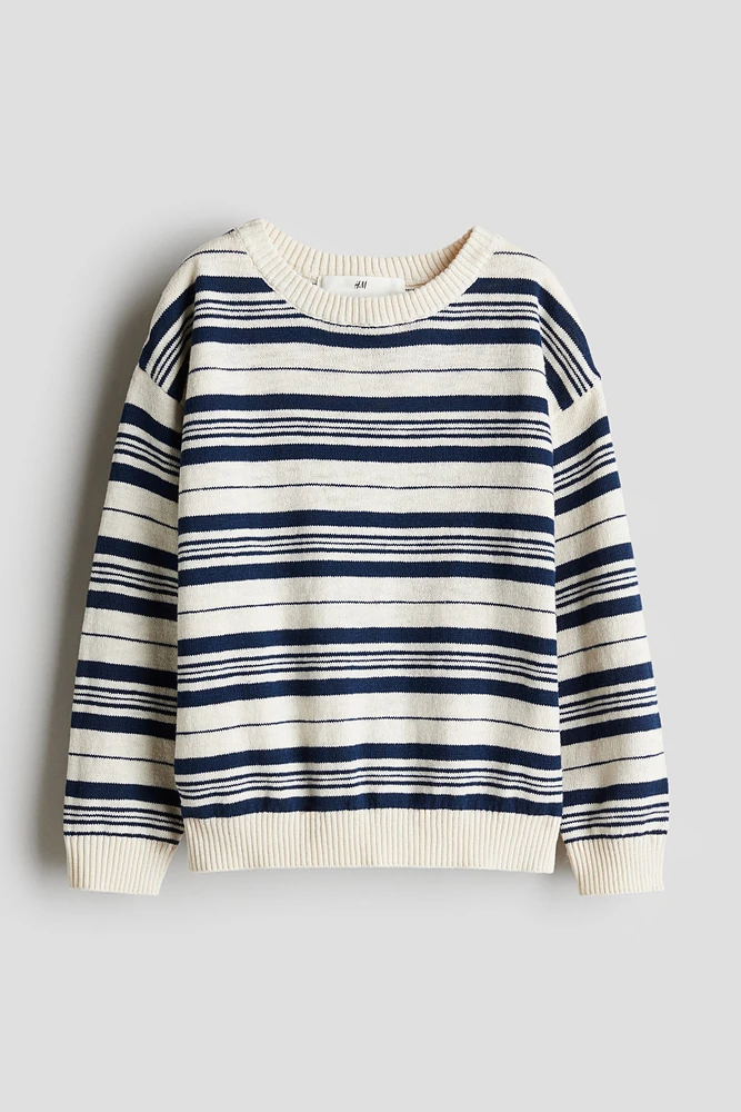 Loose-Fit Cotton Sweater