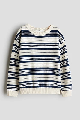 Loose-Fit Cotton Sweater