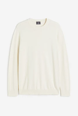 Slim Fit Fine-knit Cotton Sweater
