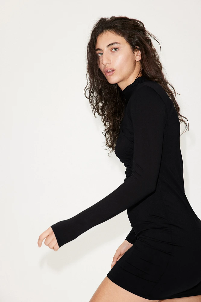 Draped Bodycon Dress