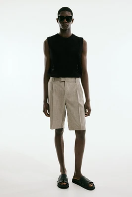 Regular Fit Pointelle-Knit Tank Top