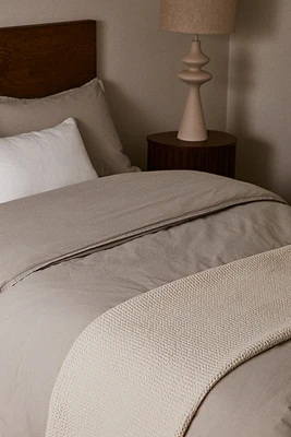 Waffled Cotton Throw