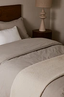 Waffled Cotton Throw