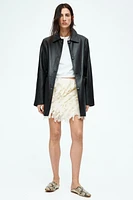 Chiffon Skirt with Flounces