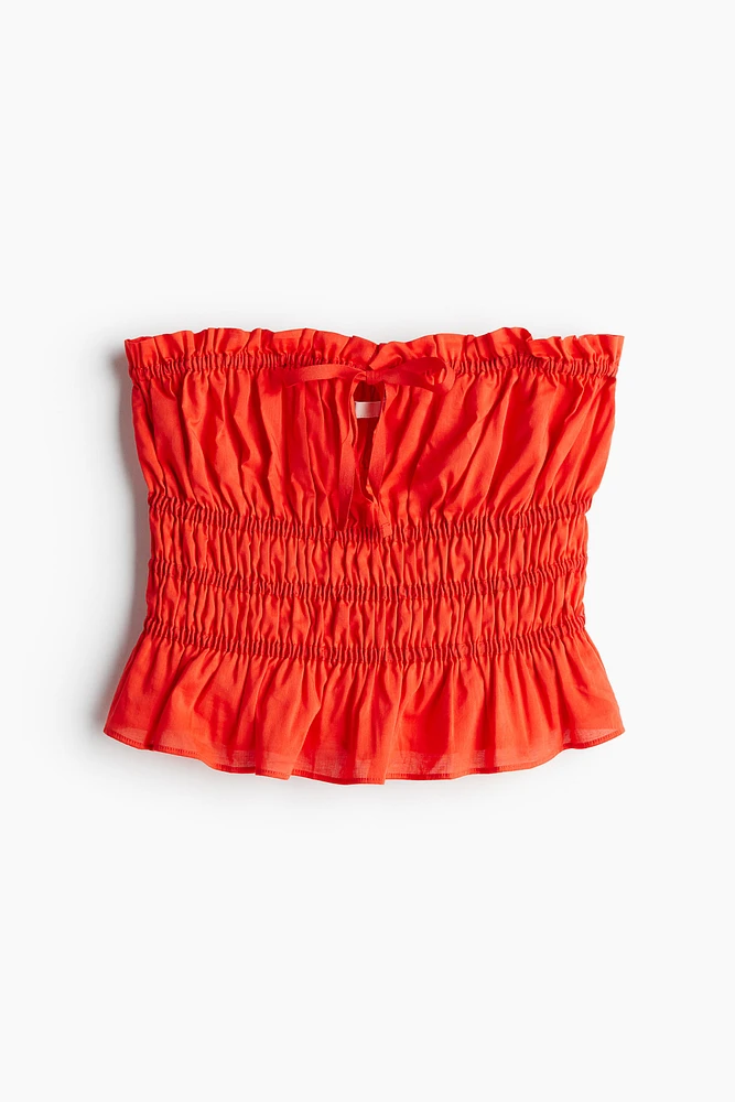 Smocked Bandeau Top
