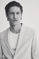 Relaxed-Fit Linen-Blend Jacket