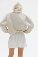 Pleated Mini Skirt