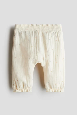 Pantalon en mousseline de coton