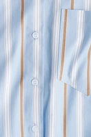 Tie-Belt Shirt Dress