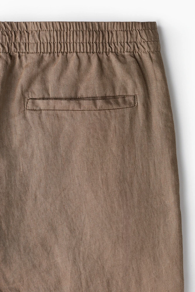 Regular-Fit Linen Pants