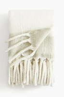 Patterned Wool-blend Throw