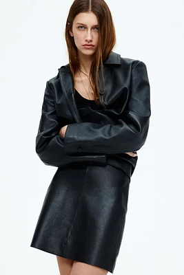 Leather Mini Skirt