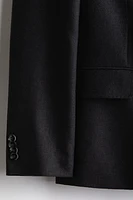 Relaxed-Fit Double-Breasted Linen-Blend Jacket