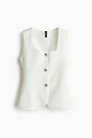 Textured Jersey Vest