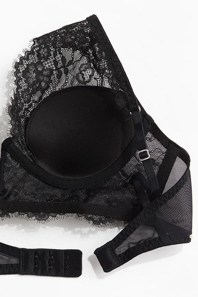 Padded Underwire Lace Bra