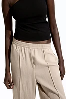 Pull-On Twill Pants