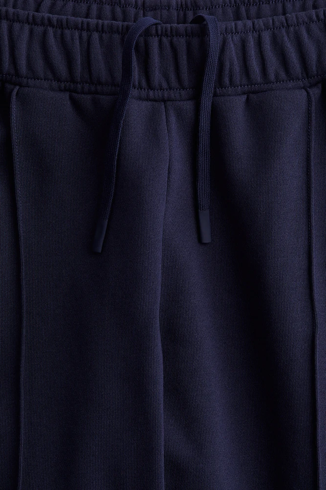 Wide-Leg Sports Sweatpants