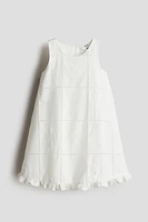 Embroidered Cotton Poplin Dress