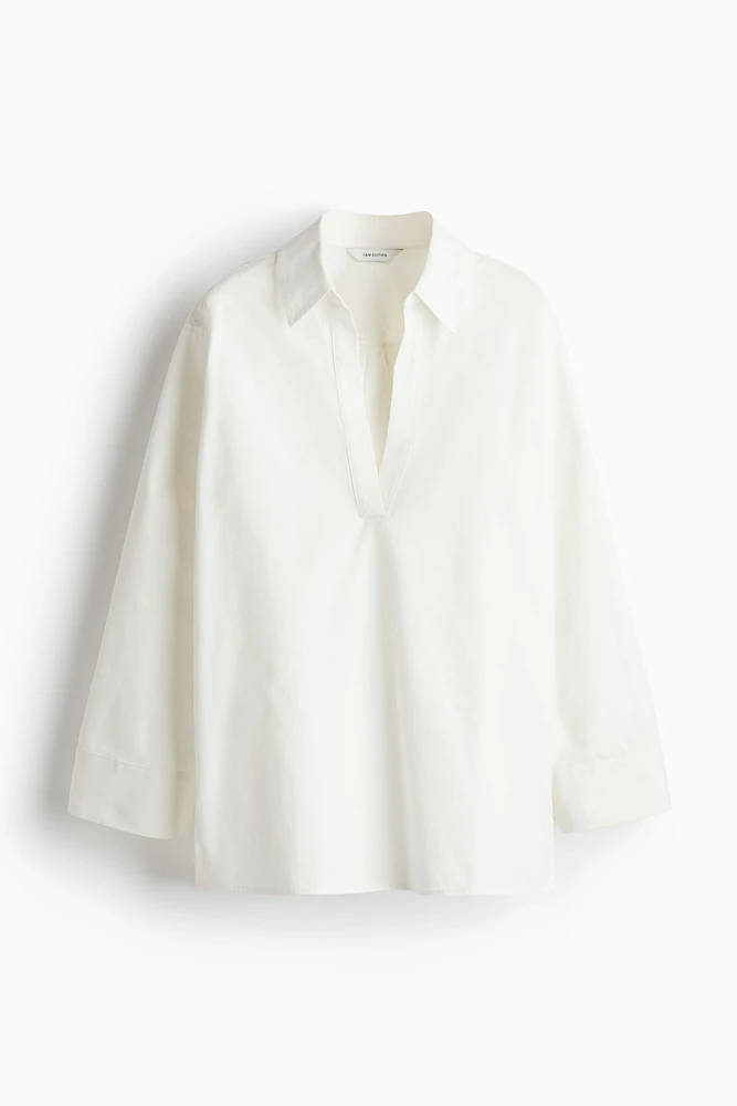 Pullover Poplin Shirt