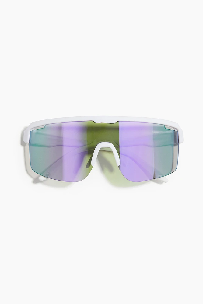Lunettes de soleil sport avec verres miroir