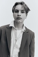 Linen-Blend Suit
