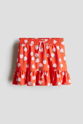 Flounce-Trimmed Skirt