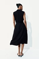 Tie-Belt Wrap Dress