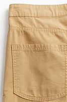 Canvas Cargo Shorts