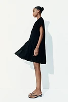 Crinkled Tunic Dress