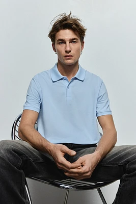 Regular Fit Piqué Polo Shirt