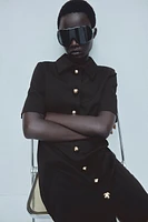 Twill Shirt Dress