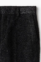 Relaxed Fit Glittery Tailored Pants
