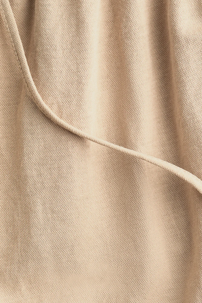 Wide-cut Pull-on Pants