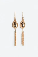 Tasseled Pendant Earrings