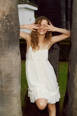 Cotton Strappy Dress